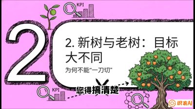 第3节：【春肥策略】开春底肥：新树&ldquo;扩版图&rdquo;，老树&ldquo;点引擎&rdquo;，课程：《柑橘底肥&ldquo;翻身账&rdquo;：从改土到高产的实战全书》