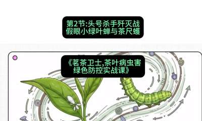 第02节：头号杀手歼灭战&mdash;&mdash;假眼小绿叶蝉与茶尺蠖，课程：《茗茶卫士&mdash;&mdash;茶叶病虫害绿色防控实战课》#识农AI