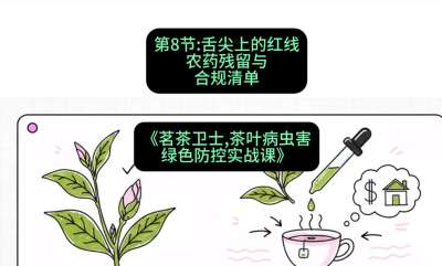 第08节：舌尖上的红线&mdash;&mdash;农药残留与合规清单，课程：《茗茶卫士&mdash;&mdash;茶叶病虫害绿色防控实战课》#识农AI